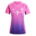 Camiseta Alemania Kai Havertz #7 Segunda Equipación Replica Eurocopa 2024 para mujer mangas cortas